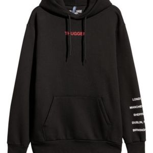 HM Oversized Hooded Sweatshirt unisex thugger